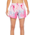 Team 365 Ladies' All Sport Sublimated Pink Swirl Short